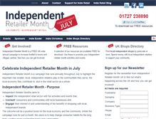 Tablet Screenshot of independentretailermonth.co.uk